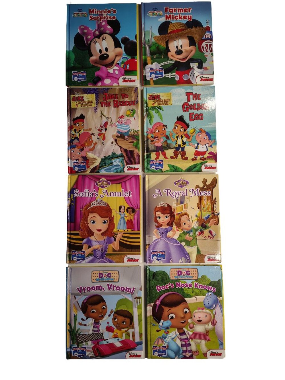 Children's Disney Junior Themed 8-Pack Book Bundle Set